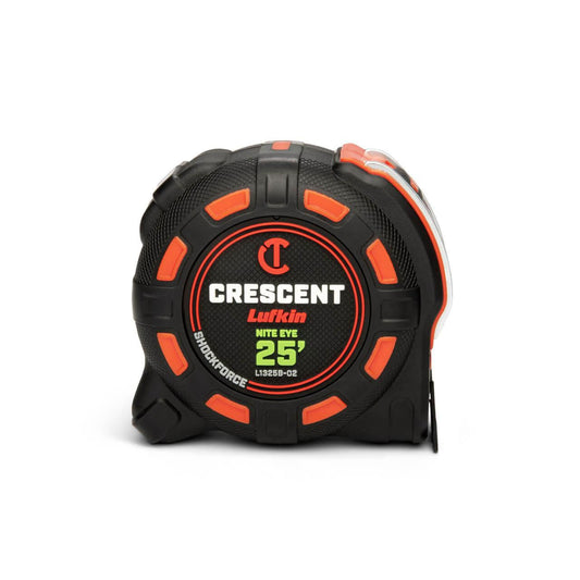 Lufkin L1325B-02 1-1/4" x 25' SHOCKFORCE NITE EYE™ Tape Measure
