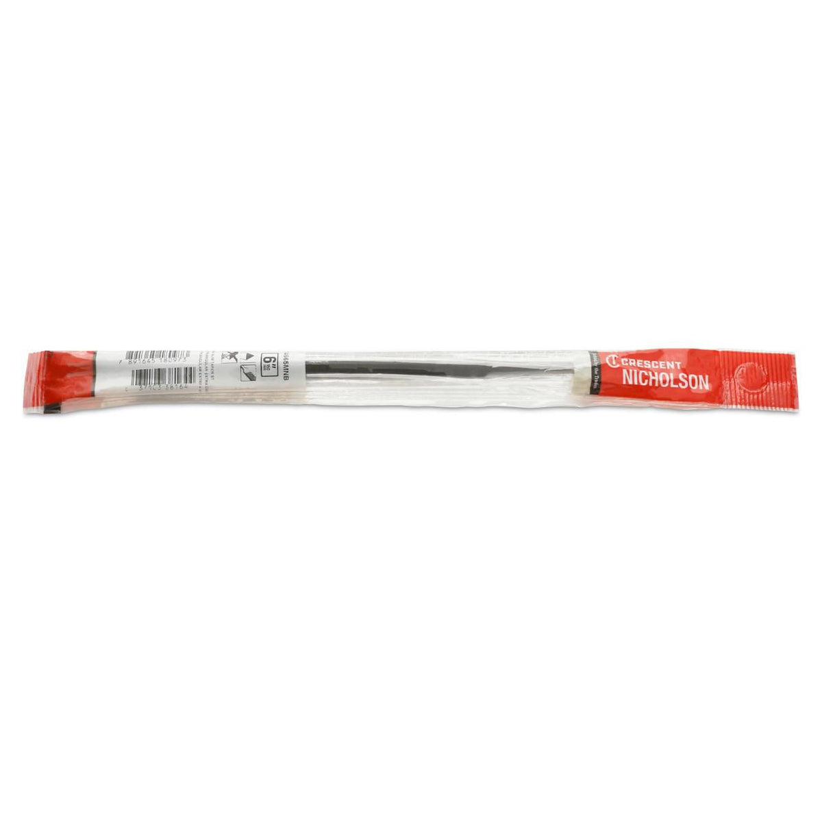 Nicholson 14665MNB 6" Triangular Single Cut Extra Slim Taper File - Boxed