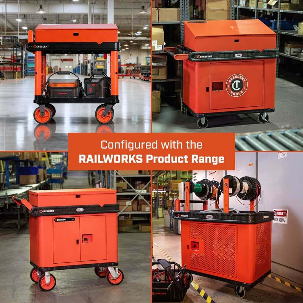 Crescent IUCSTDCRM RAILWORKS Tool Drawer for Industrial Utility Carts