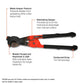 Hk Porter 8690FSK 28" Ratcheting Cable Cutter - Soft Cable