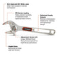Crescent AC3610VS 2 Piece 6" & 10" Chrome Quick-Fit-Jaw Adjustable Wrench Set