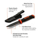 Crescent CPKFX 4-1/2" Fixed Blade Trade Knife with Sheath