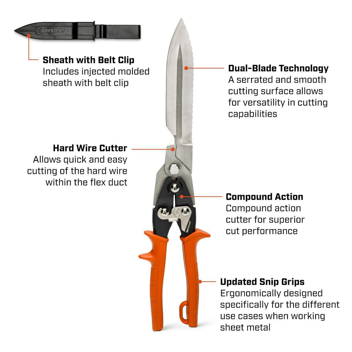Wiss CTCFDH Flex Duct Cutter