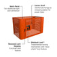 Crescent IUC1DMPLCRM RAILWORKS Mesh Security Panel Single Door Lockable Storage