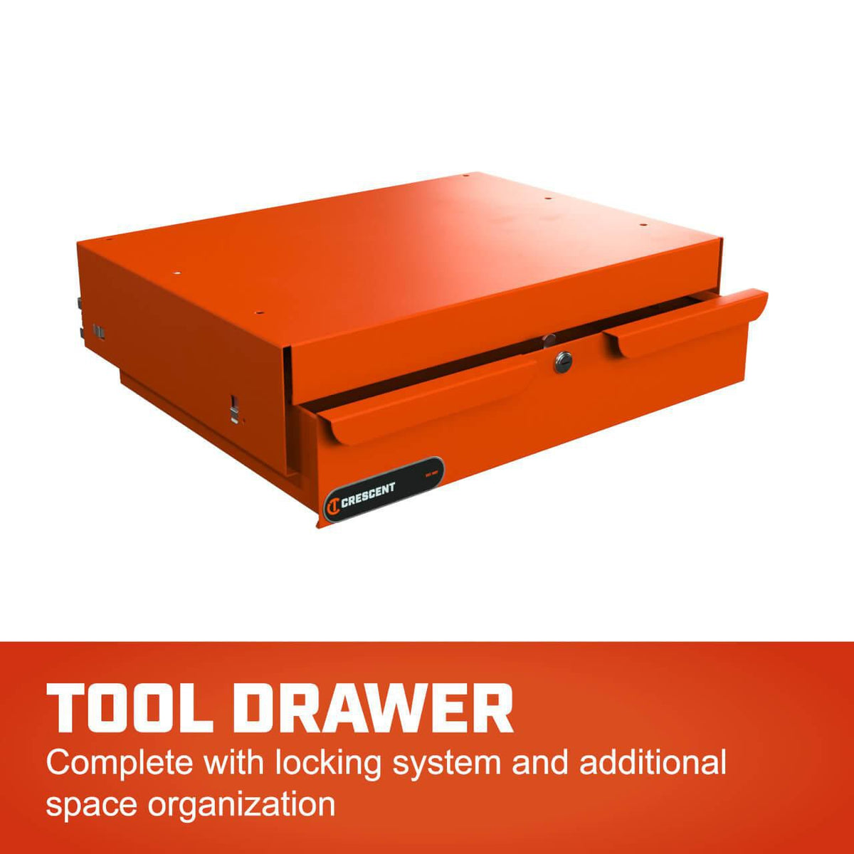 Crescent IUC2SCBM-STDR RAILWORKS 2 Shelf Industrial Utility Cart with 5" Hard Casters and Tool Drawer