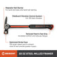 Crescent CHSFRM22 22 oz. Steel Milled-Face Framing Hammer