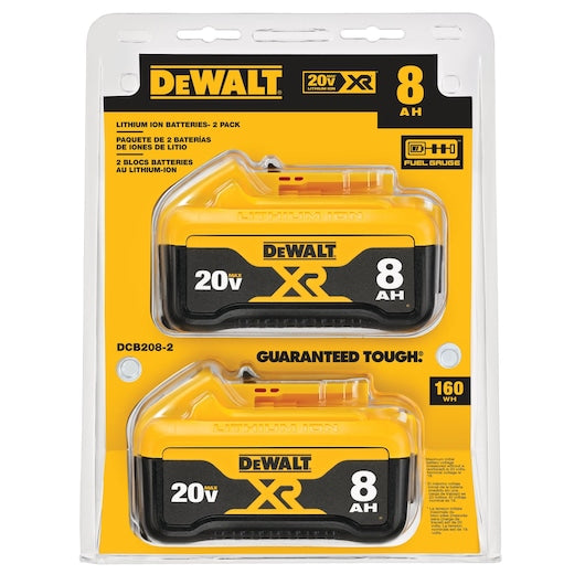 Dewalt DCB208-2 20V Max* Xr® 8Ah Battery 2-Pack