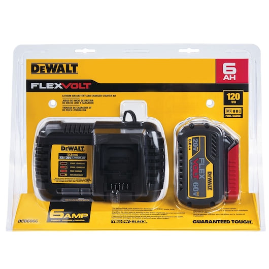 Dewalt DCB606C Flexvolt® 20V/60V Max* Lithium Ion Starter Kit