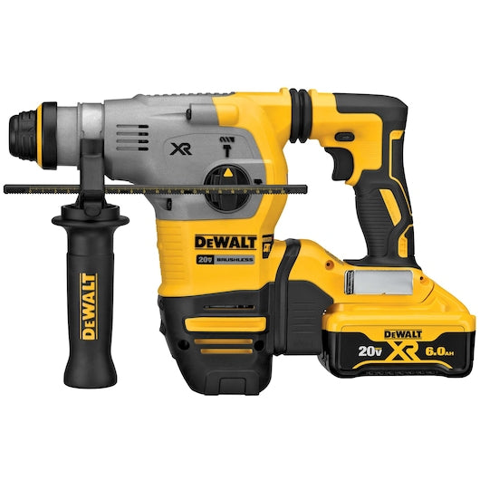 Dewalt DCH293R2 20V Max* 1-1/8 In. Xr® Brushless Cordless Sds Plus L-Shape Rotary Hammer Kit