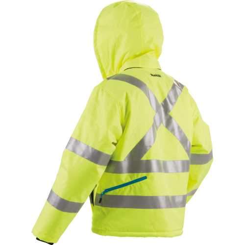 Makita DCJ206Z2XL 18V LXT® Lithium‑Ion Cordless High Visibility Heated Jacket, Jacket Only (2XL)