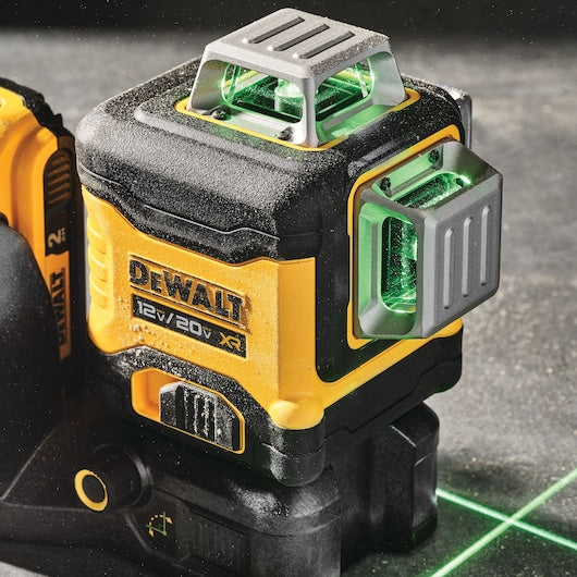 Dewalt DCLE34030GB 20V Max* Xr® 3 X 360 Green Line Laser (Tool Only)