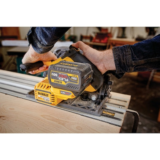 Dewalt DCS520T1 60V Max* Brushless 6-1/2 In. Tracksaw Kit Powered By Flexvolt®