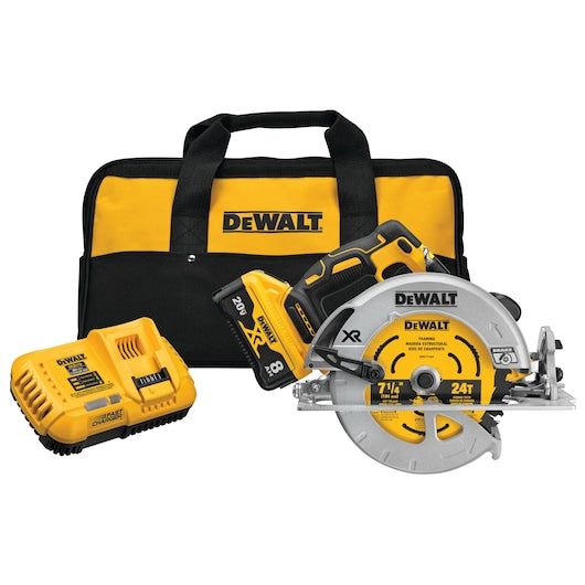 Dewalt DCS574W1 20V Max* Xr® Cordless Brushless 7-1/4 In Circular Saw With Power Detect Tool Technology