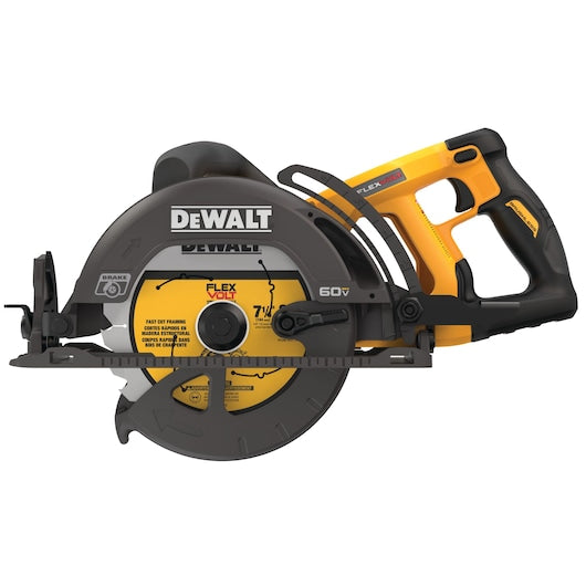 Dewalt DCS577B Flexvolt® 60V Max* 7-1/4 In Cordless Worm Drive Style Saw (Tool Only)