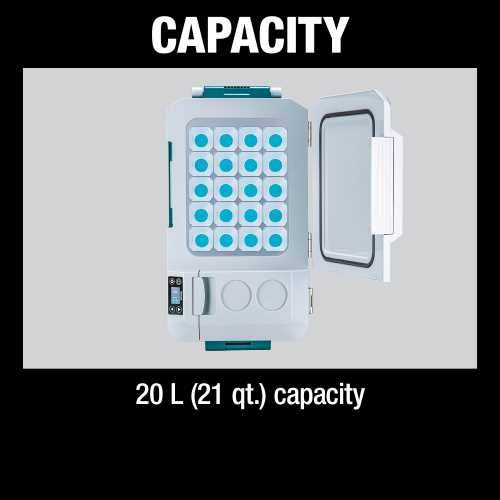 Makita DCW180Z 18V X2 LXT® Lithium‑Ion, 12V/24V DC Auto, and AC Cooler/Warmer, Tool Only