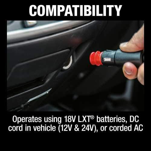Makita DCW180Z 18V X2 LXT® Lithium‑Ion, 12V/24V DC Auto, and AC Cooler/Warmer, Tool Only