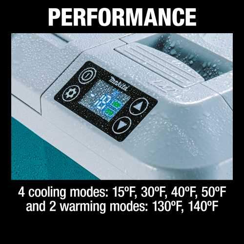 Makita DCW180Z 18V X2 LXT® Lithium‑Ion, 12V/24V DC Auto, and AC Cooler/Warmer, Tool Only