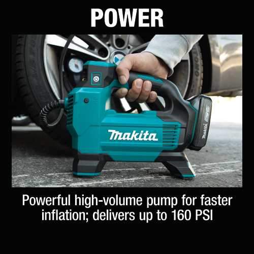 Makita DMP181SYX 18V LXT® Lithium‑Ion Cordless High‑Pressure Inflator Kit (1.5Ah)