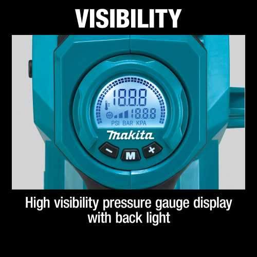 Makita DMP181SYX 18V LXT® Lithium‑Ion Cordless High‑Pressure Inflator Kit (1.5Ah)