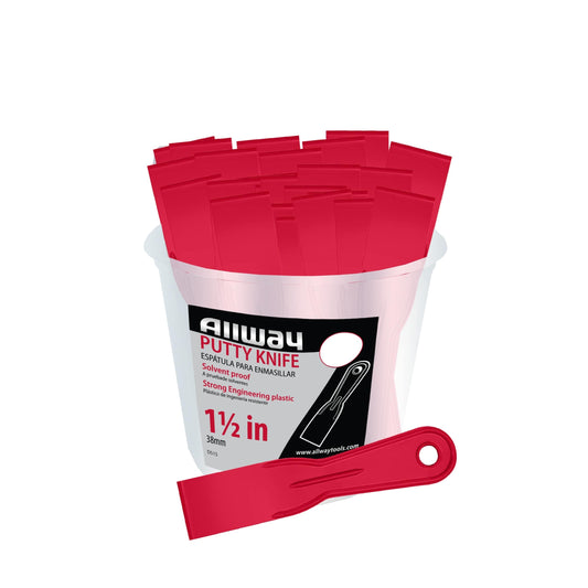 Allway DS15 1-½"� Celcon Plastic Wall Scrapers, Bucket of 25