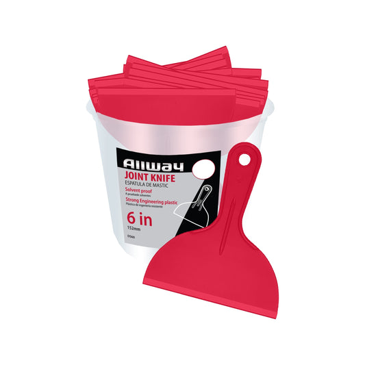 Allway DS60 6" Celcon Plastic Joint Knives, Bucket of 25