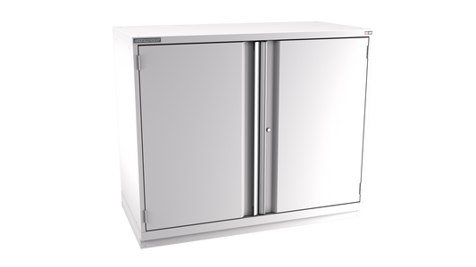 Champion Tool Storage DW2100-2FDIL-FTB-LG 2-Door Standard Depth Modular Cabinet DW2100 | 56-1/2"W x 45-1/4"H x 28-1/2"D, Light Gray