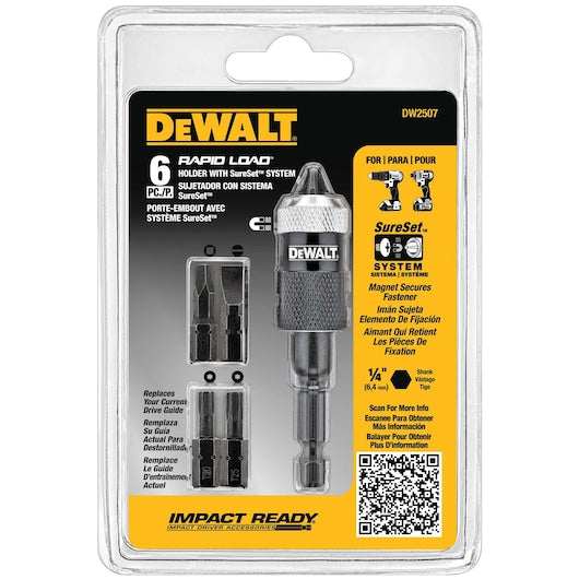 Dewalt DW2507 6 Pc. Magnetic Rapid Load® Set