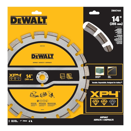 Dewalt DW47444 Xp4 Asphalt Segmented Diamond Blades