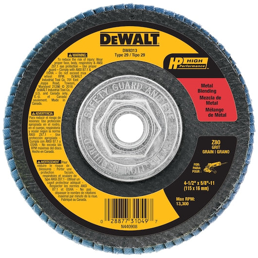 Dewalt DW8310 High Performance T29 Flap Discs