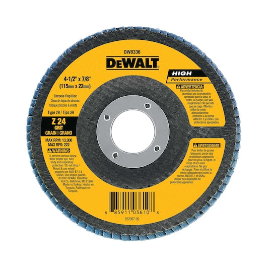 Dewalt DW8329 High Performance T29 Flap Discs