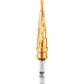 Dewalt DWA1784IR 3/16"-1/2" Impact Ready® Titanium Nitride Coating Step Drill Bit