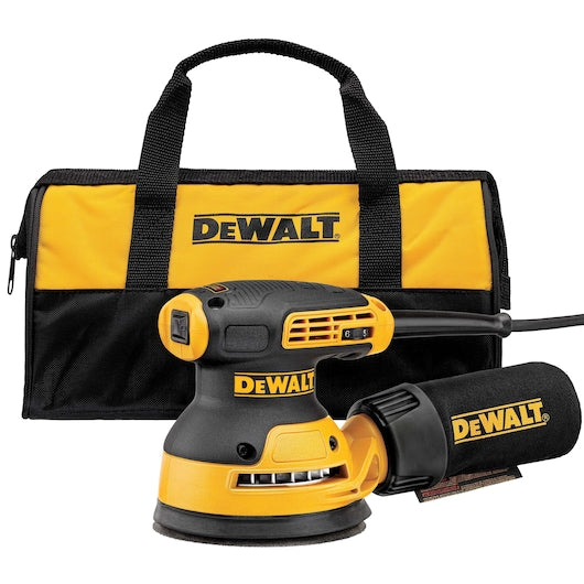 Dewalt DWE6423K 5 In. Variable Speed Random Orbit Sander Kit - H&L Pad