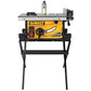 Dewalt DWE7491X 10 In. Table Saw With Scissor Stand