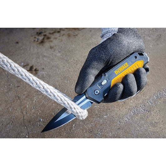 Dewalt DWHT10912 - High-Quality Spring-Assist Pocket Knife with Premium Steel Blade, Reliable Tool for Everyday Use