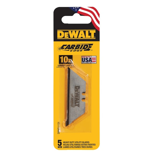 Dewalt DWHT11131 Carbide Utility Blades - 5 Pack