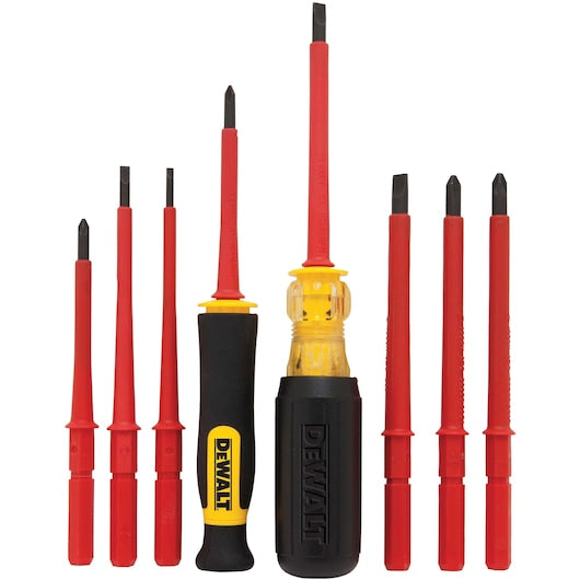 Dewalt DWHT66417 Insulated Vinyl Grip Screwdriver Set