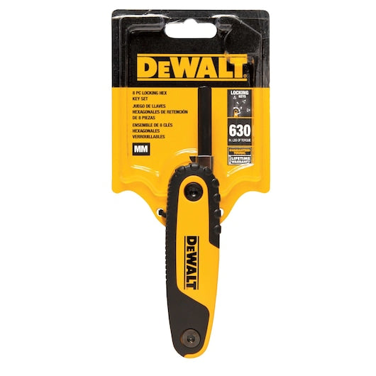 Dewalt DWHT70263M Folding/Locking Hex Key Sets (Mm)