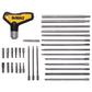 Dewalt DWHT70265 31 Pc Ratcheting T Handle Hex Key Set