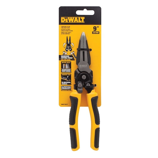 Dewalt DWHT70277 Compound Action Long Nose Pliers