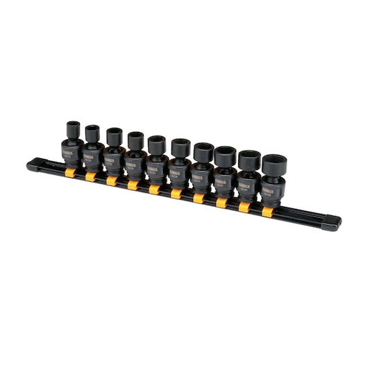 Dewalt DWMT19226 10 Piece 3/8 In Drive Metric Impact Universal Socket Set