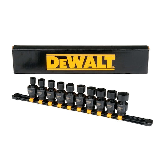 Dewalt DWMT19226 10 Piece 3/8 In Drive Metric Impact Universal Socket Set