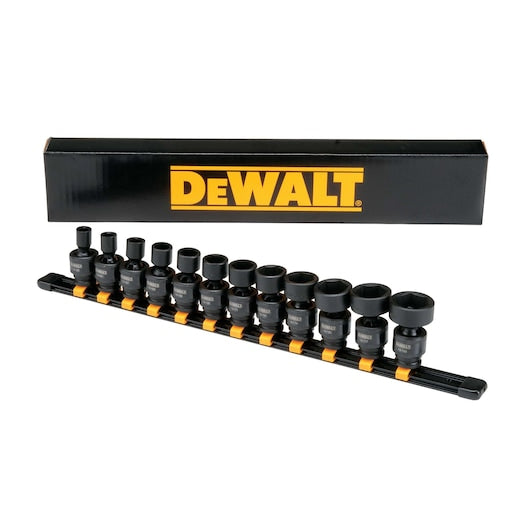 Dewalt DWMT19228 3/8 In Drive Impact Universal Socket Set (12 Pc)