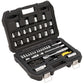 Dewalt DWMT19257 61 Piece 1/4 In & 3/8 In Drive Combination Socket Set - 6 Point