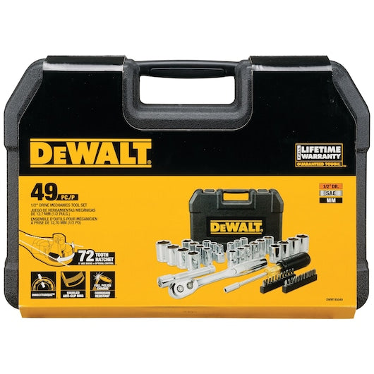Dewalt DWMT45049 Mechanics Tool Set (49 Pc)