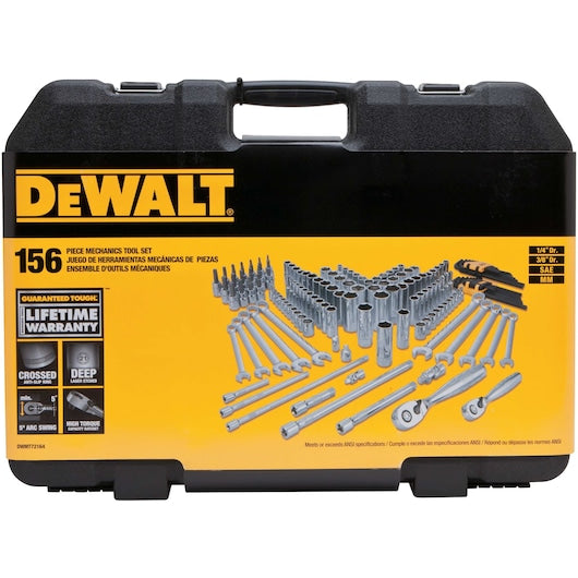 Dewalt DWMT72164 156 Pc Mechanics Tool Set
