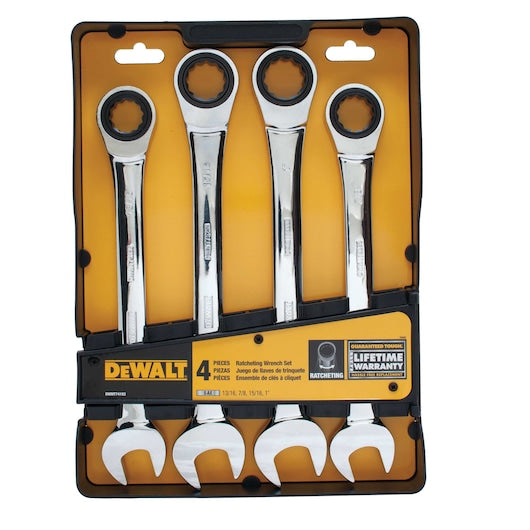Dewalt DWMT74193 Jumbo Ratcheting Combo Wrench Set-Sae (2 St)