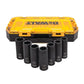 Dewalt DWMT74737 7 Pc. 1/2 In. Drive Deep Impact Metric Socket Set