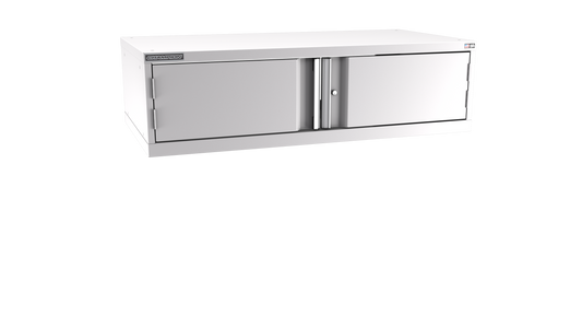 Champion Tool Storage DWS600-2FDIL-LG 2-Door Shallow Depth Modular Cabinet DWS600 | 56-1/2"W x 15-3/4"H x 22-1/2"D, Light Gray