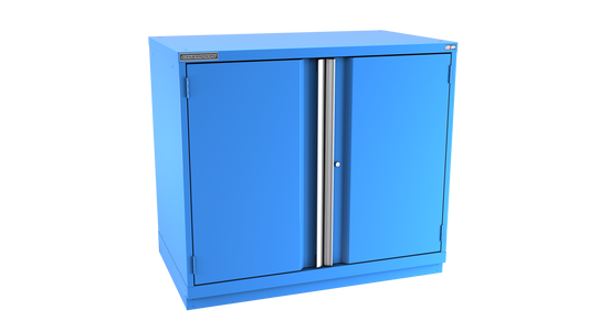 Champion Tool Storage EW1800-2FDIL-FTB-BB 2-Door Standard Depth Modular Cabinet EW1800 | 47"W x 41-3/4"H x 28-1/2"D, Bright Blue
