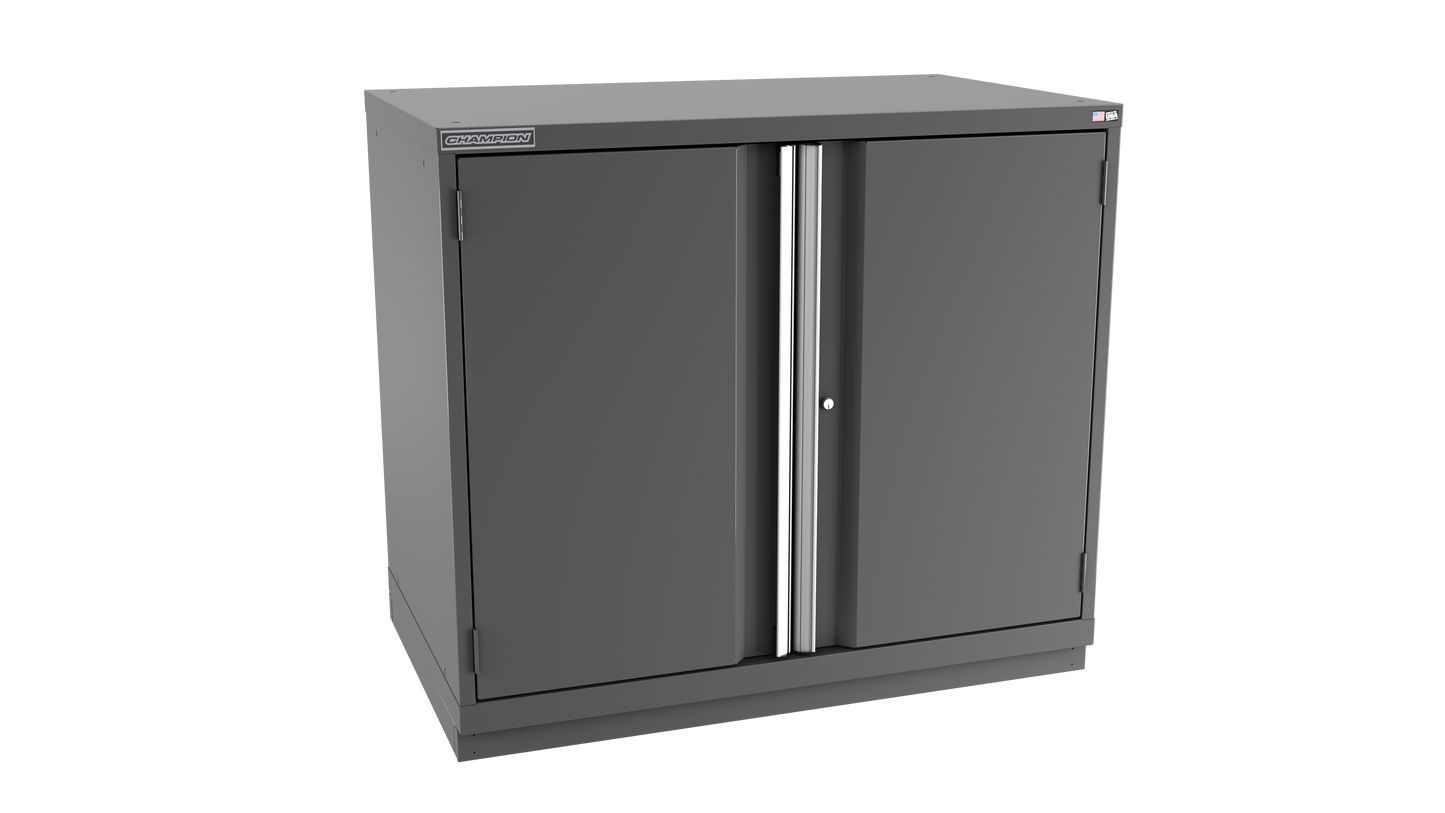 Champion Tool Storage EW1800-2FDIL-FTB-DG 2-Door Standard Depth Modular Cabinet EW1800 | 47"W x 41-3/4"H x 28-1/2"D, Dark Gray